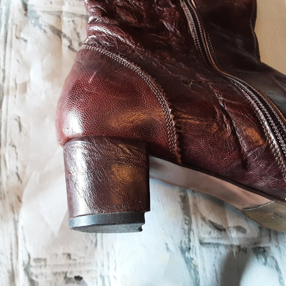MATERIA PRIMA BY GOFFREDO FANTINI CUSTOM TALL LEATHER BOOTS - Picture 7 of 14